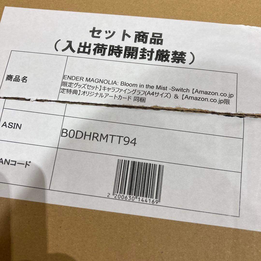 額縁 ENDER MAGNOLIA Bloom in the Mist Switch