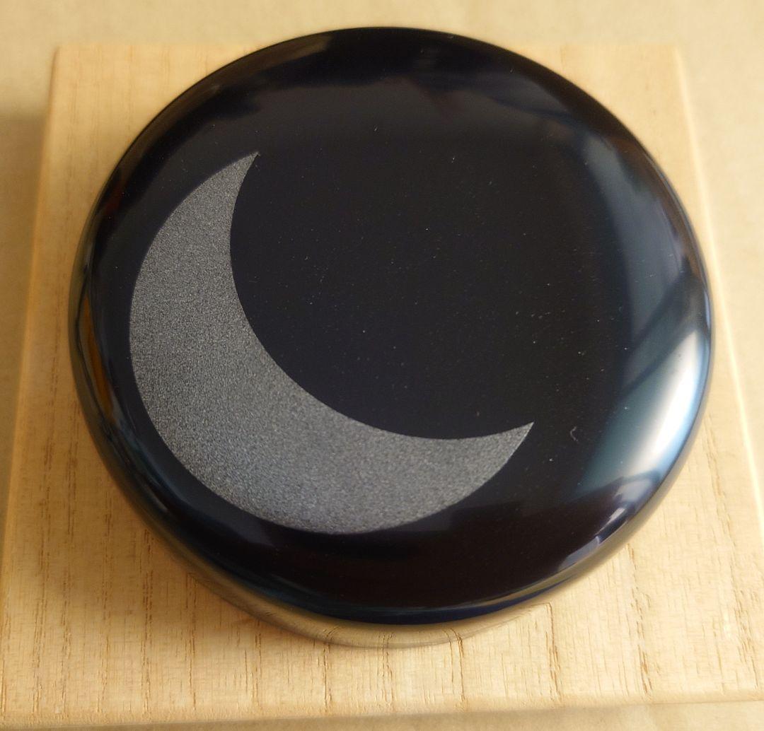 【佳香】山中塗工房 冴 月浪蒔絵平棗 共箱 茶道具