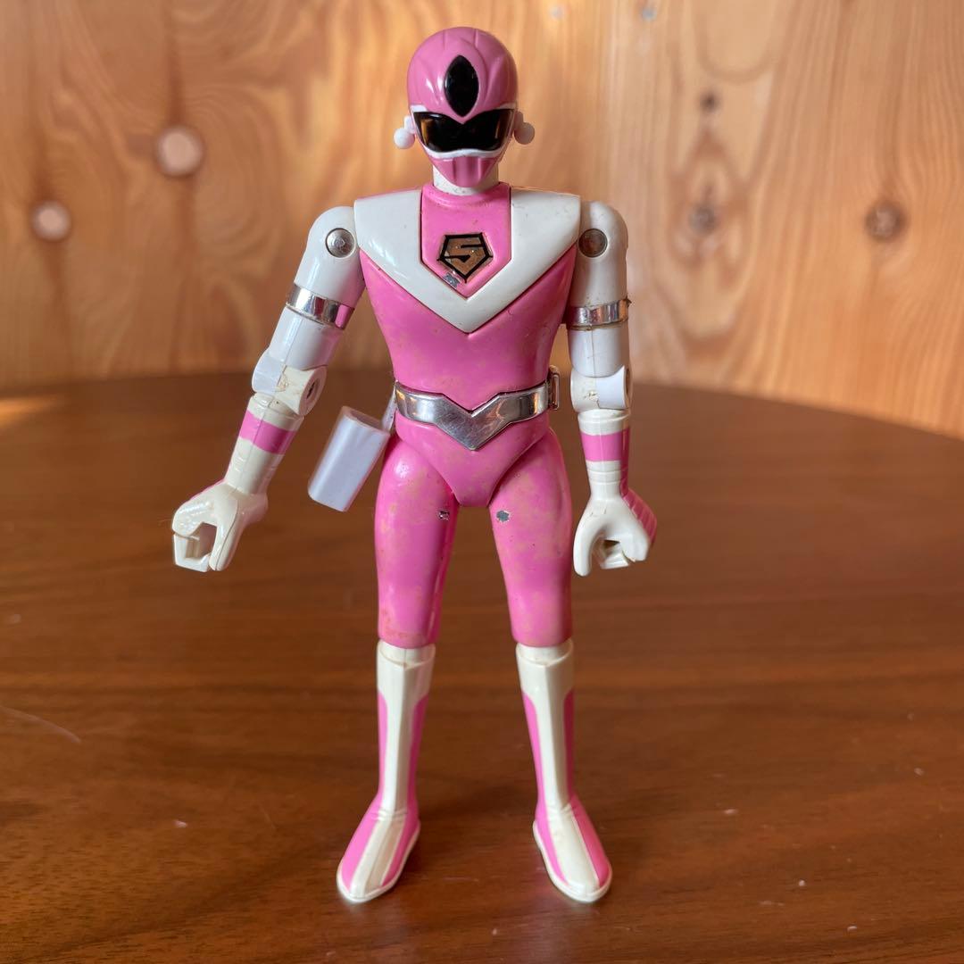 光戦隊マスクマン　超合金　ピンク　当時物 昭和レトロ