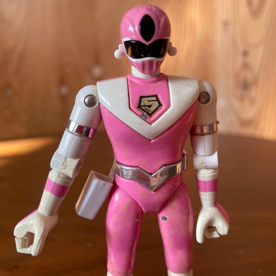 光戦隊マスクマン　超合金　ピンク　当時物 昭和レトロ