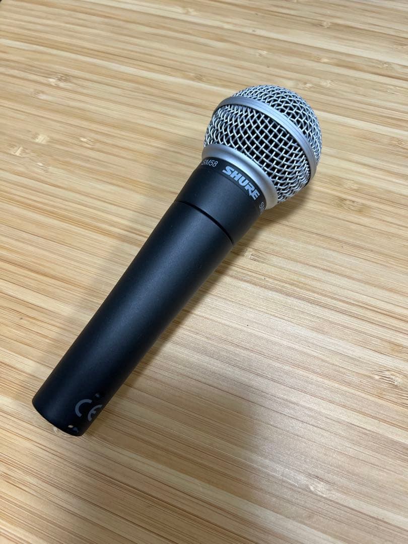 SHURE SM58 ダイナミックマイク ポーチ・ケーブル付き