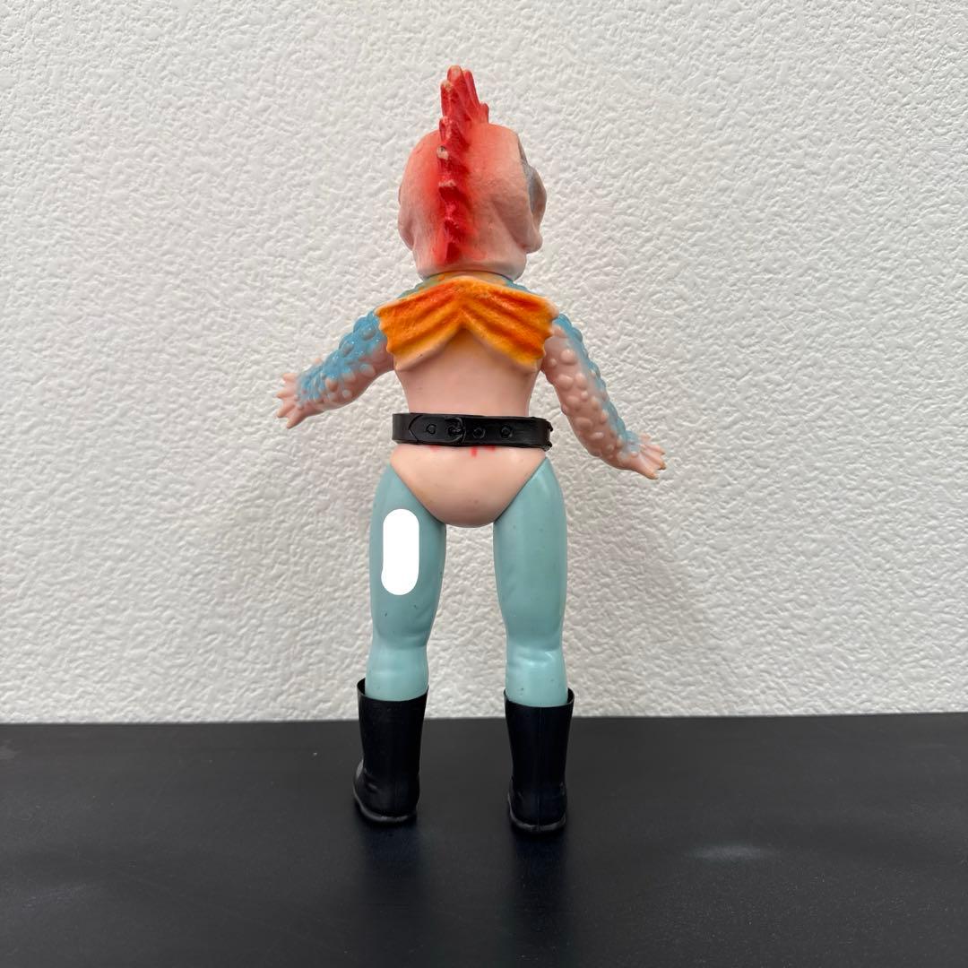 当時物　旧バンダイ　仮面ライダー　怪人　ピラザウルス　ソフビ