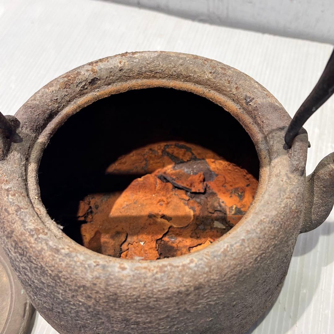 年代物　時代物　龍文堂造 鉄瓶 急須 茶道具 骨董