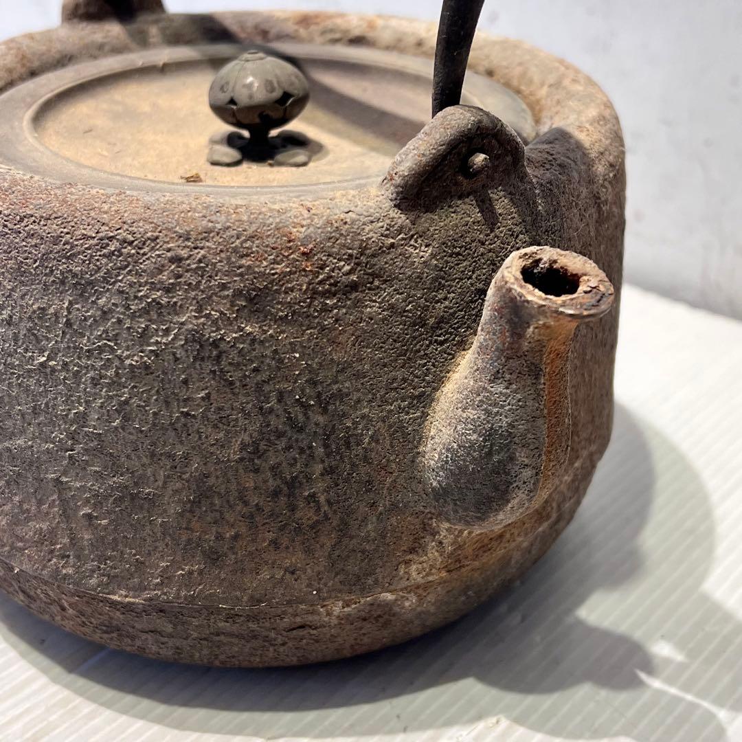 年代物　時代物　龍文堂造 鉄瓶 急須 茶道具 骨董