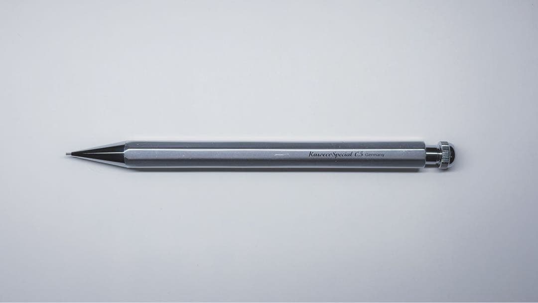 KAWECO　カヴェコ　スペシャル　ペンシル　シャイニー　シルバー　0.5ミリ