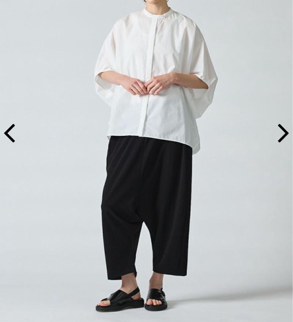 mizuiro ind サルエルパンツ　カラー：チャコールグレー