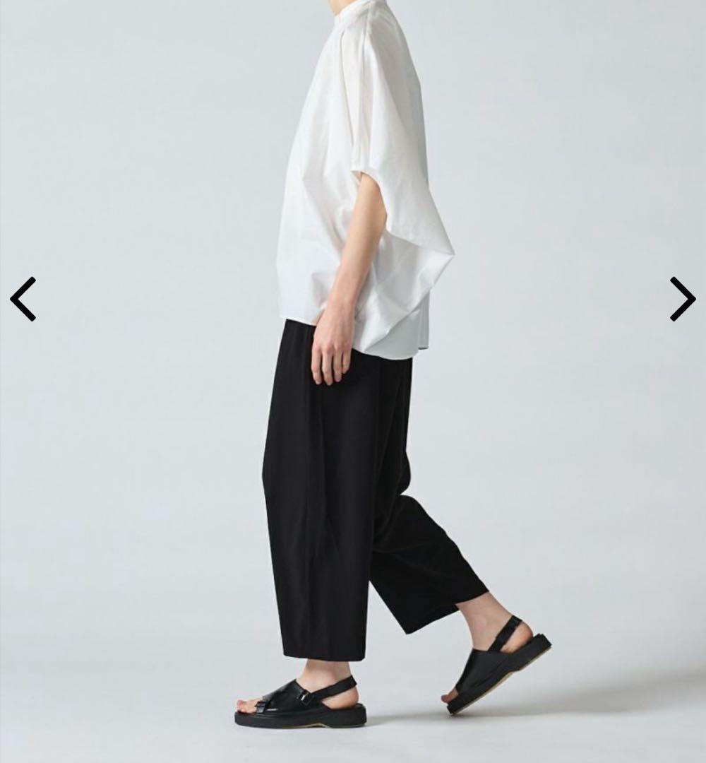 mizuiro ind サルエルパンツ　カラー：チャコールグレー