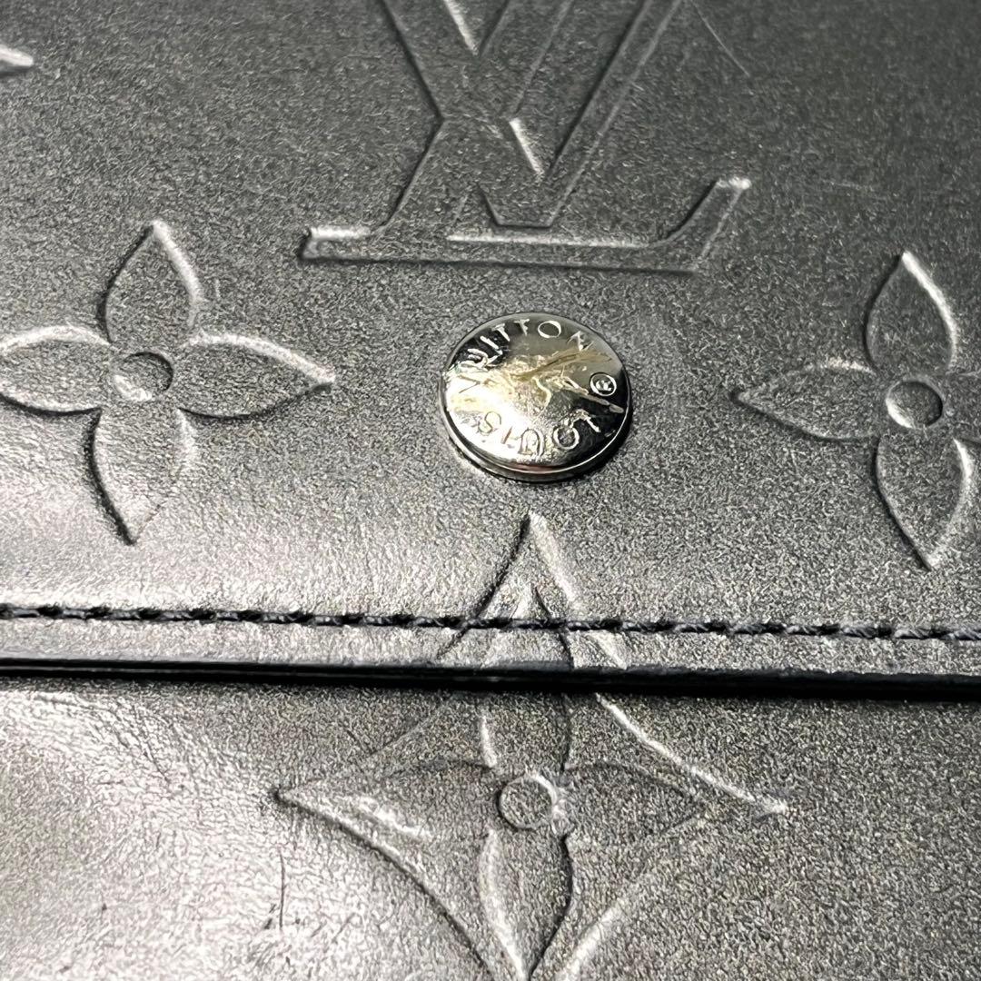 LOUIS VUITTON モノグラムマット　三つ折り財布【美品】