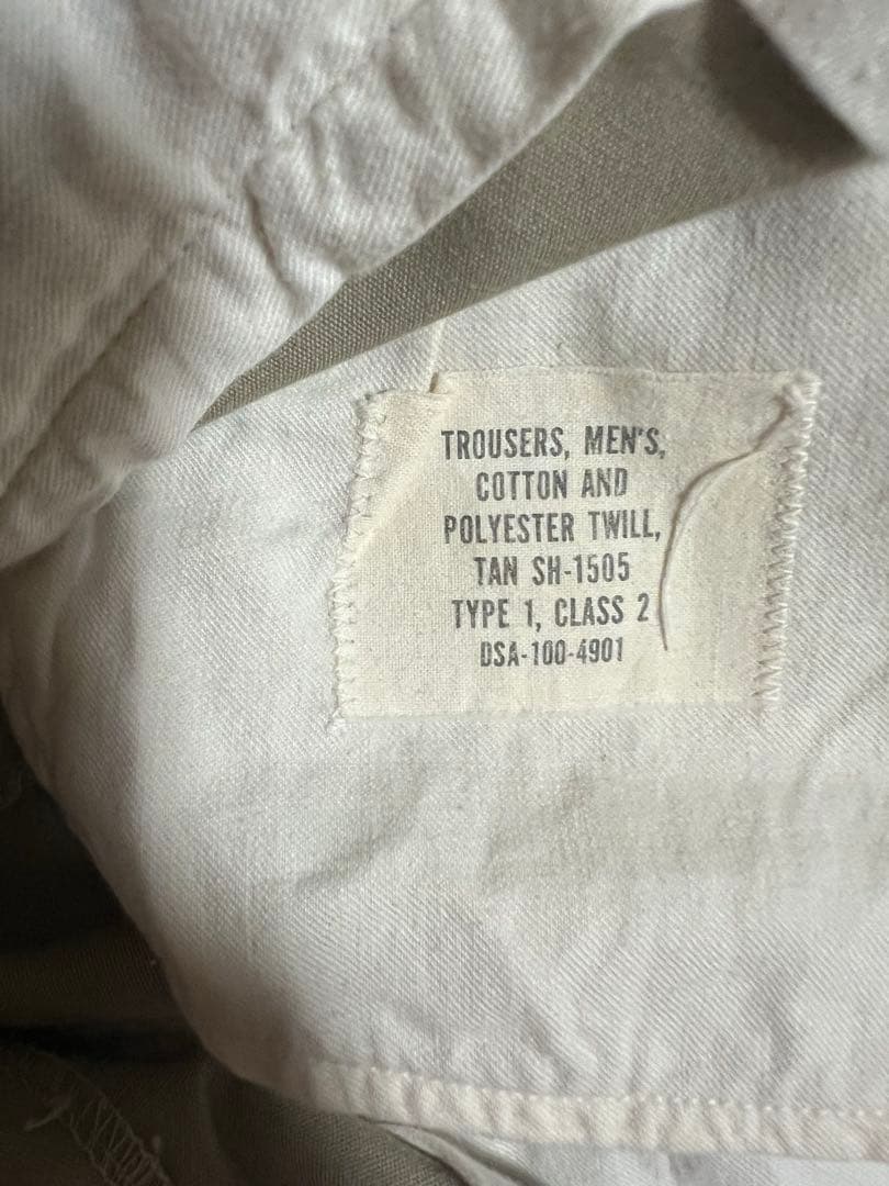 1960s usarmy W30L31 チノパン　ヴィンテージ