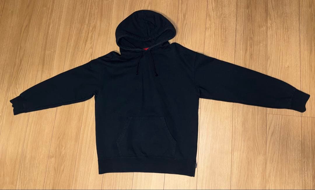 値下げ！！supreme シュプリーム ラインストーン パーカー S ネイビー