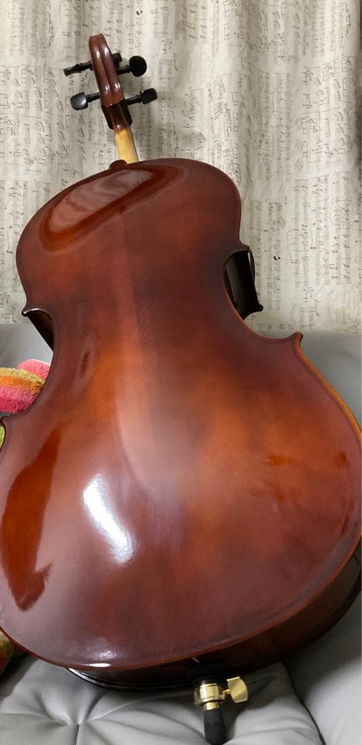 1/2チェロ　音楽経験者弦楽経験者向けの真面目な楽器　楽器ケース弓オマケ付き