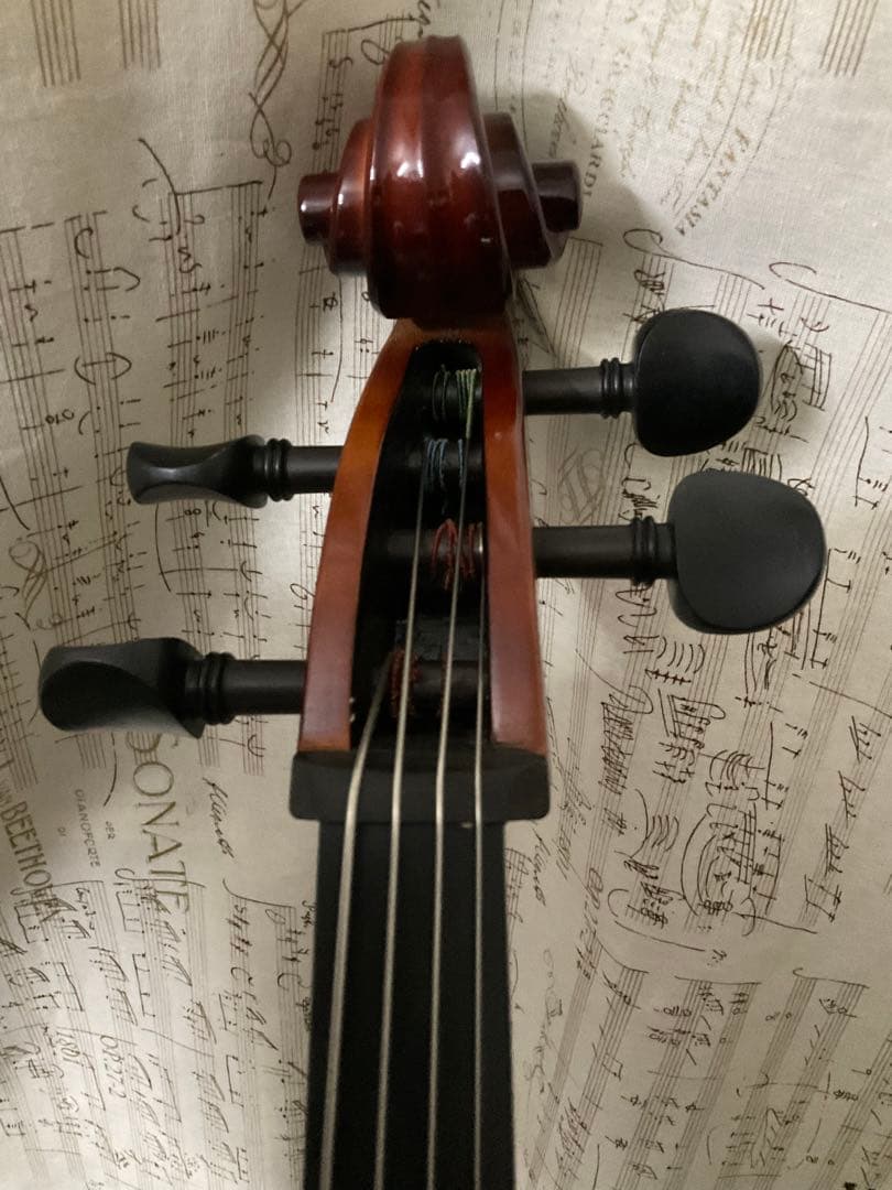 1/2チェロ　音楽経験者弦楽経験者向けの真面目な楽器　楽器ケース弓オマケ付き