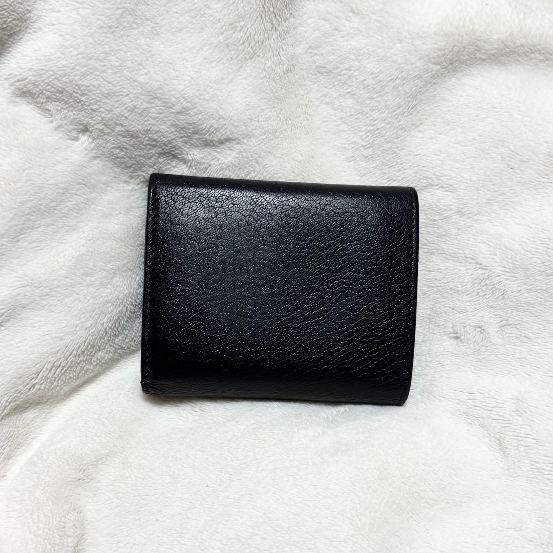 美品　セリーヌ Celine 三つ折り財布　ブラック