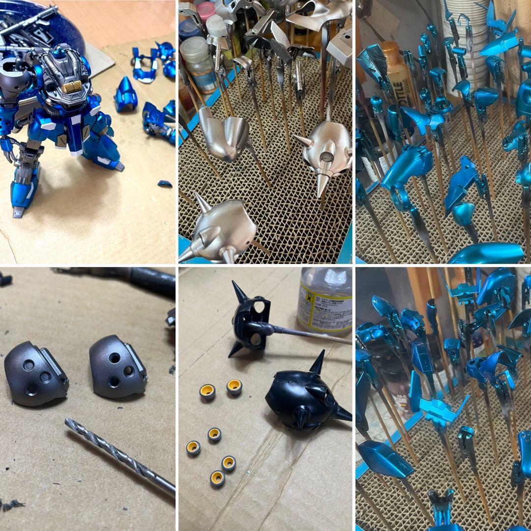 ＭＧ 1/100 ケンプファー・シュヴェーア　キャンディブルー全塗装　完成品