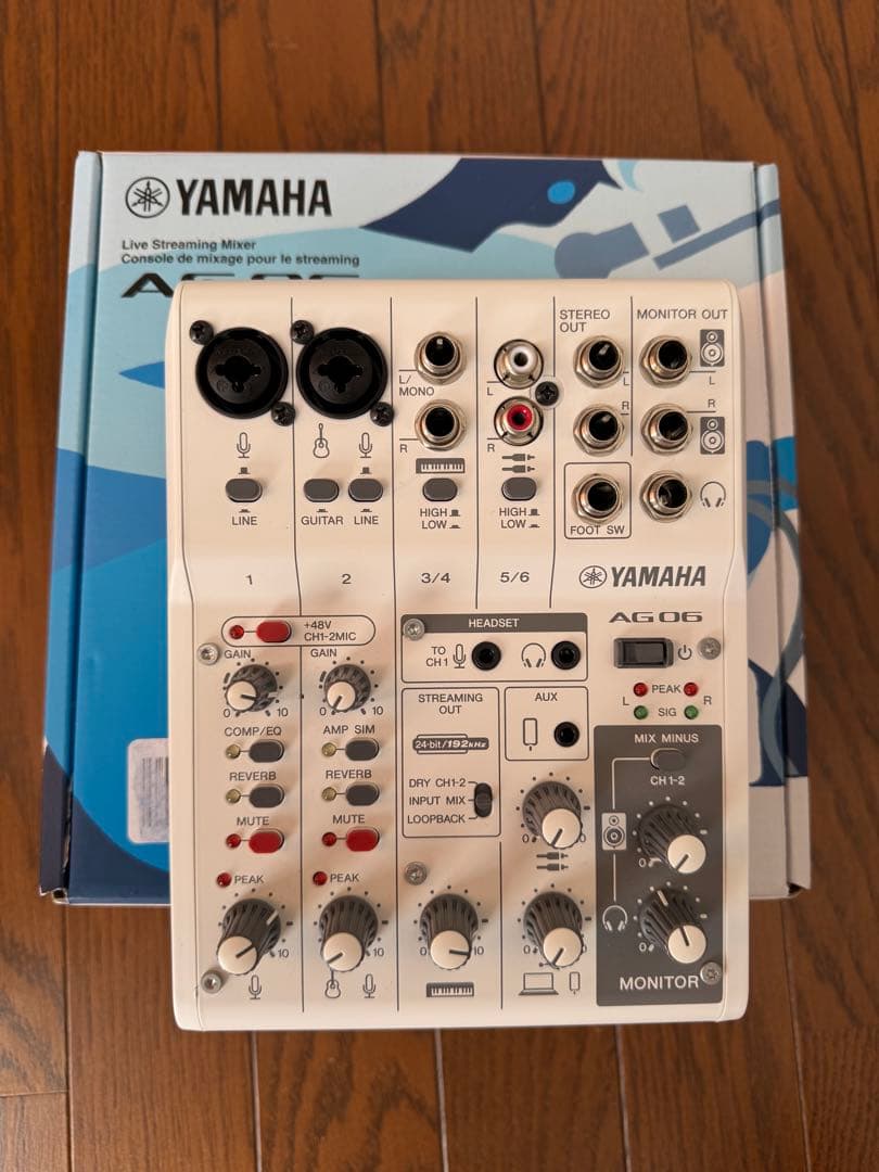 配信機器・PA機器・レコーディング機器 YAMAHA AG06mk2