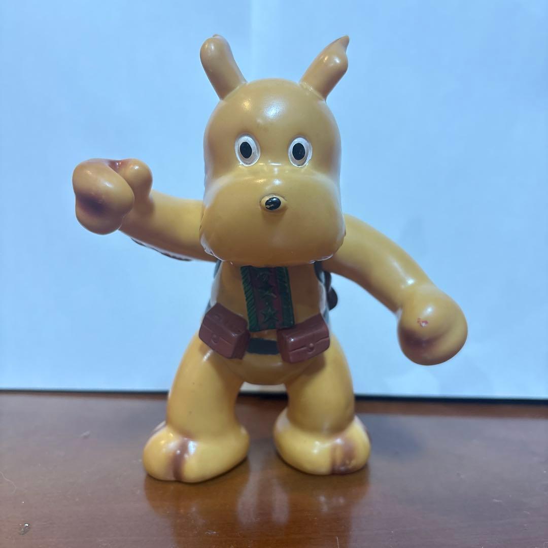 のらくろ ソフビ ④ モール中隊長 マルサンビンテージ　コレクター手放品