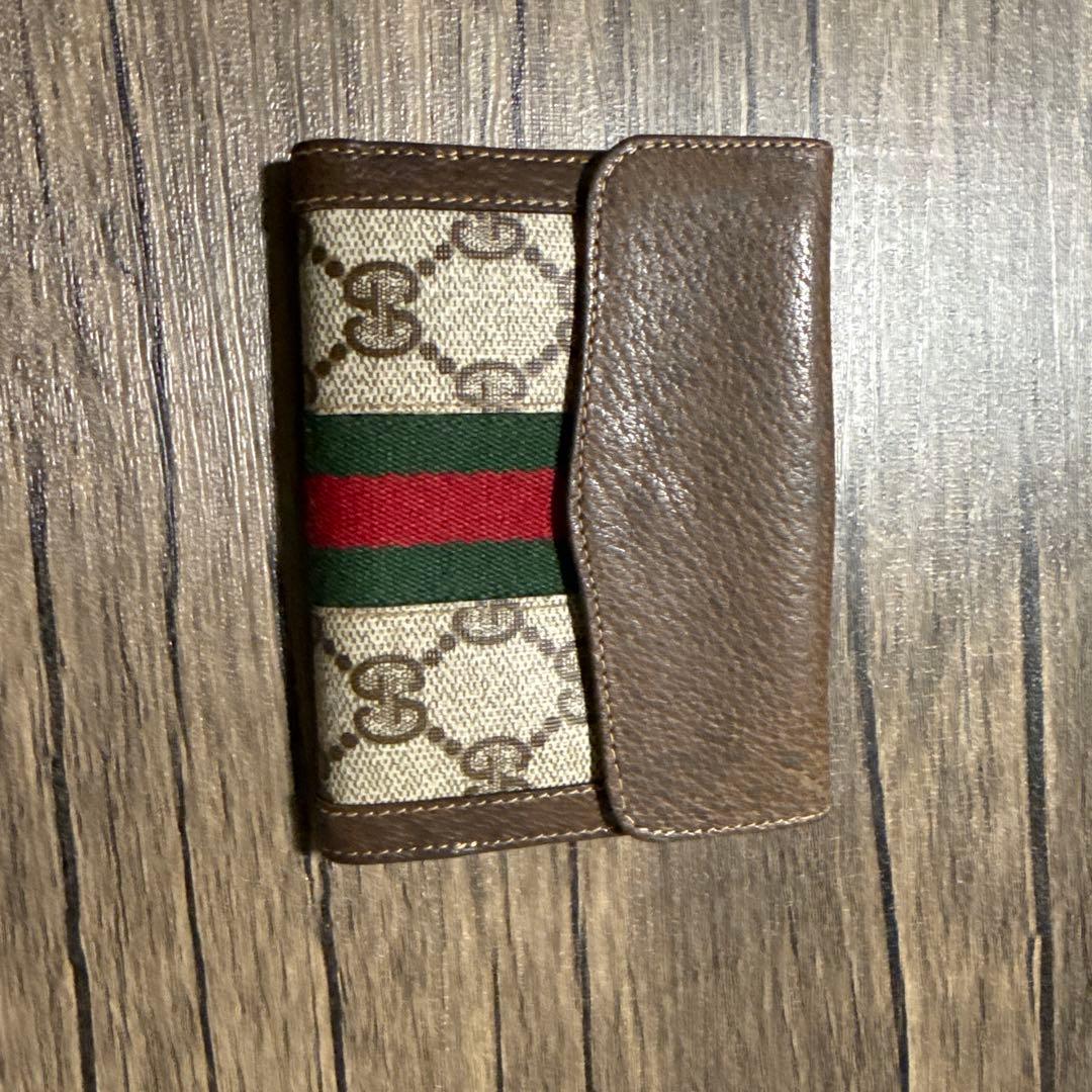 年末価格　美品 GUCCI オールドグッチ ミニ財布 二つ折り財布