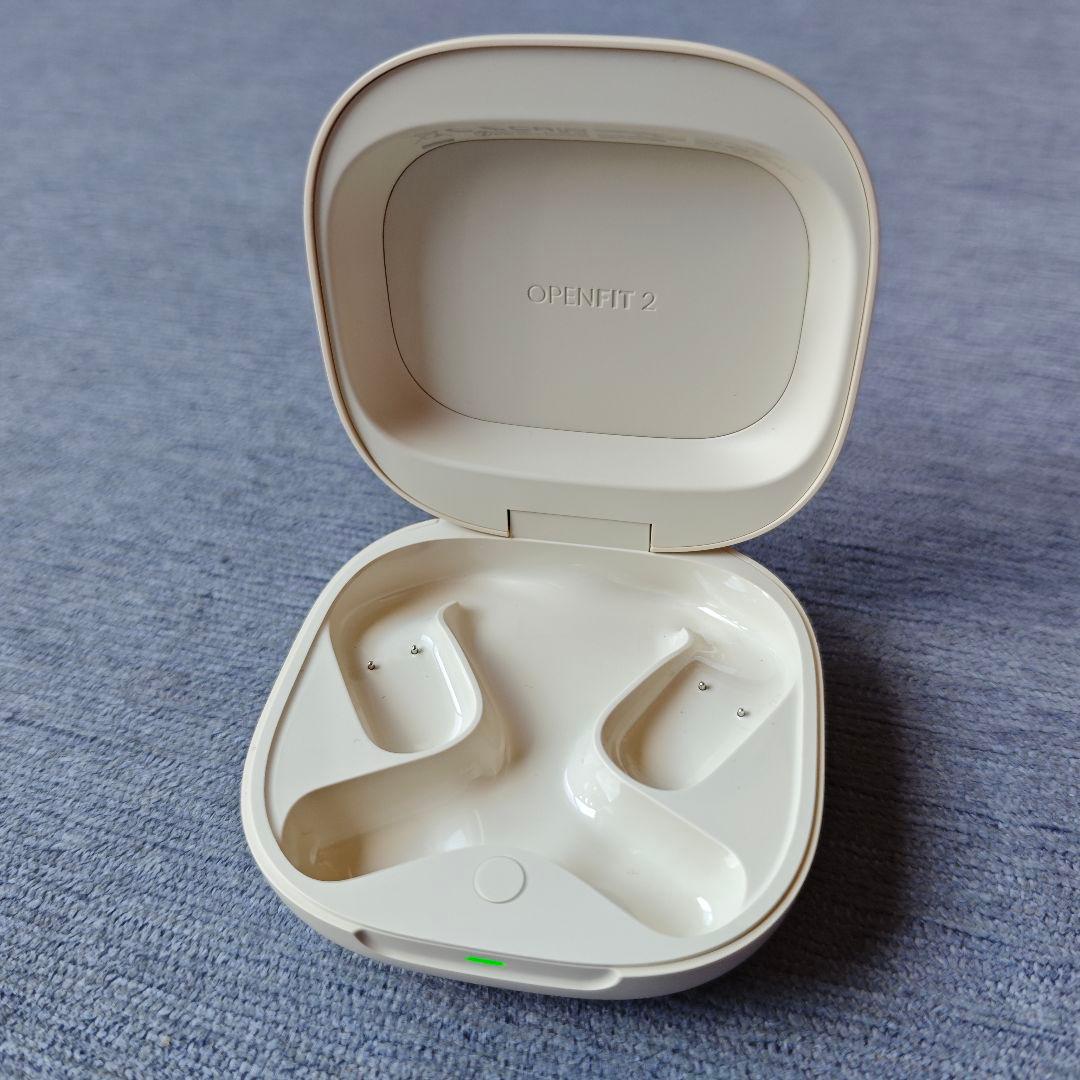 【最終値下げ】Shokz OpenFit 2 充電ケース ベージュ