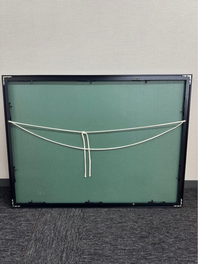 リトグラフ J.MIRO 1975 ミロの庭　版上サイン