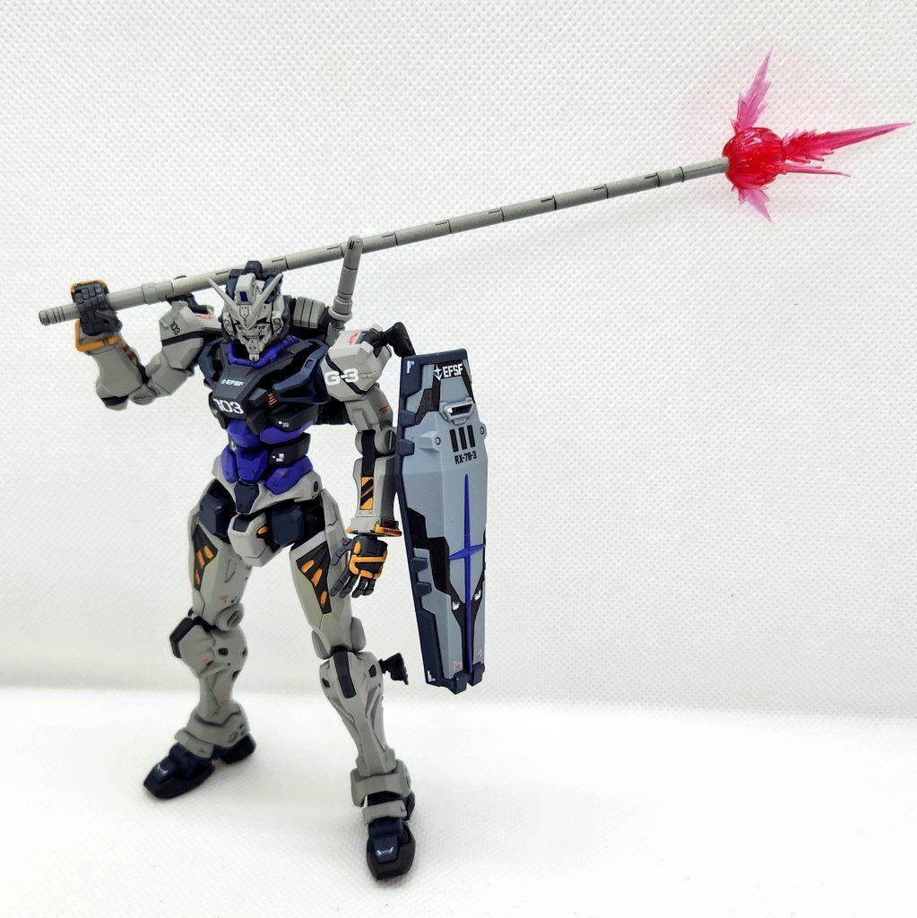 赤いガンダム　G3カラー　ジークアクス HG GQuuuuuuX 塗装　完成品