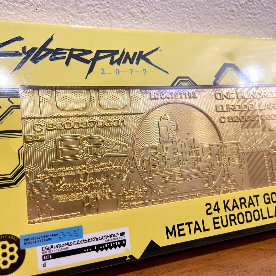 【未開封品】サイバーパンク2077 メタルユーロドル レプリカ