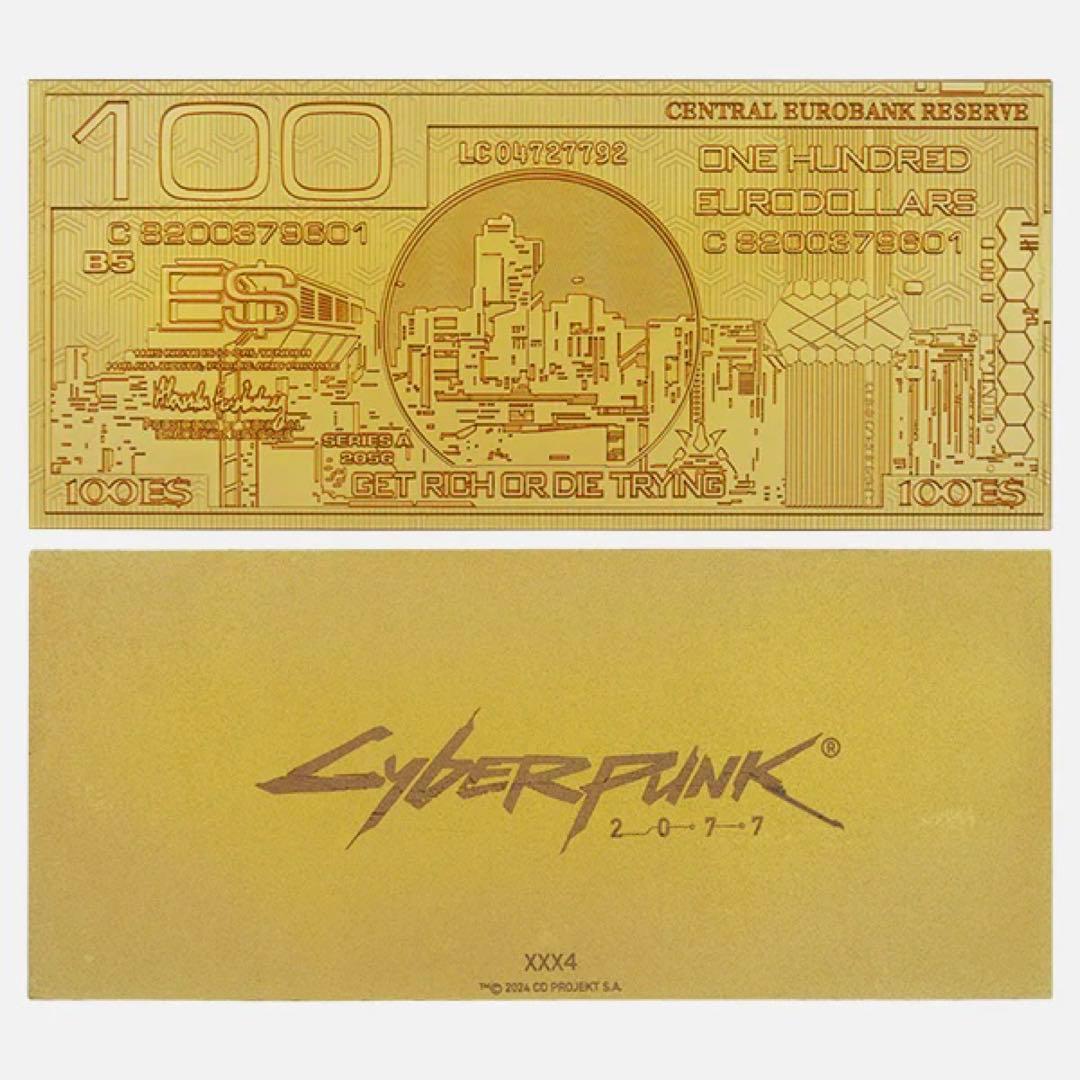 【未開封品】サイバーパンク2077 メタルユーロドル レプリカ