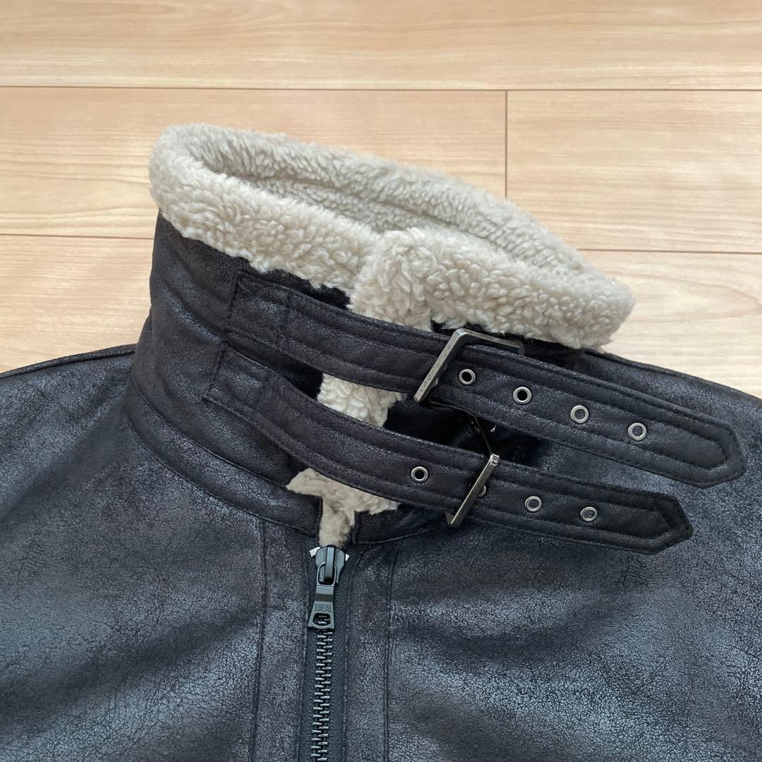 最終値下げ！MONKEY TIME フェイクムートン ボア B-3 ジャケット