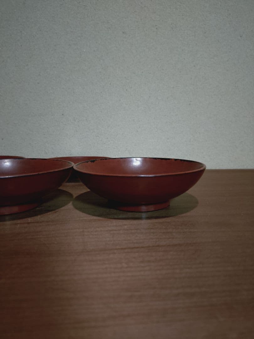 桃山〜江戸初期 根来椀 五客 合鹿椀 浄法寺 秀衡椀 漆器