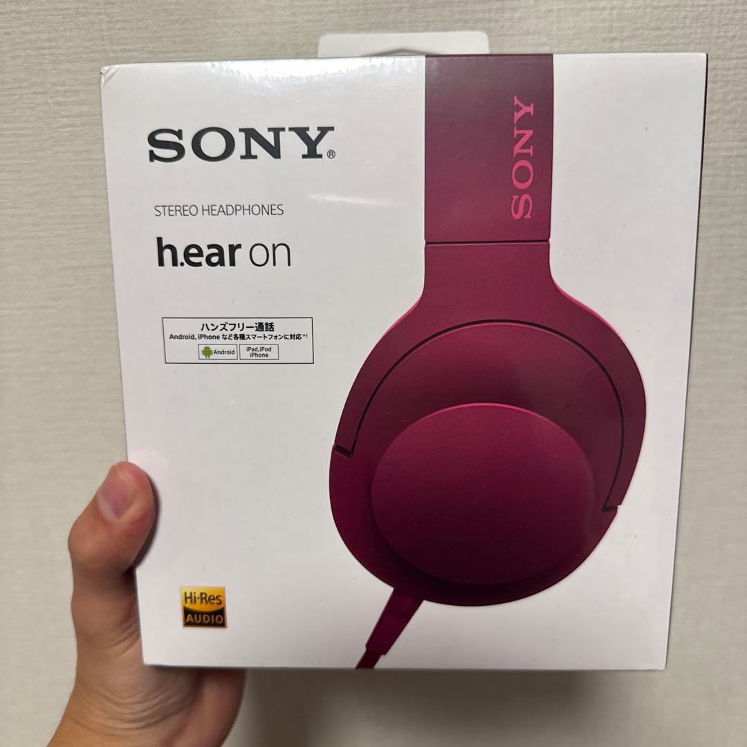 SONY h.ear on MDR-100A ボルドーピンク