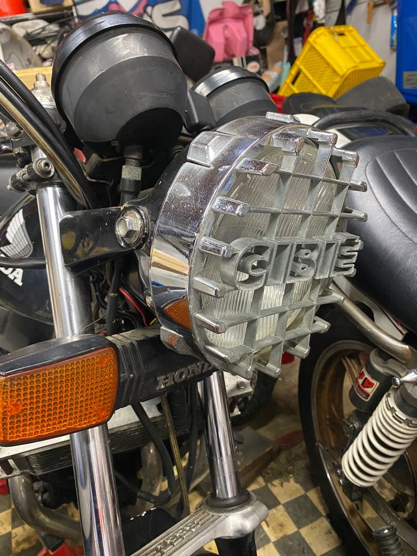 シビエストーンガードメッキ/ヘッドライト用CIBIECBX400F/Z400FX