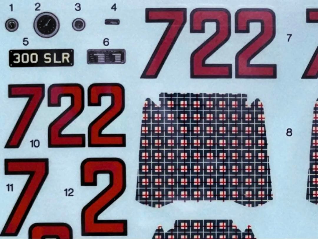 ヴィンテージ 絶版 フジミ 1/24 メルセデス 300SLR ミッレミリア