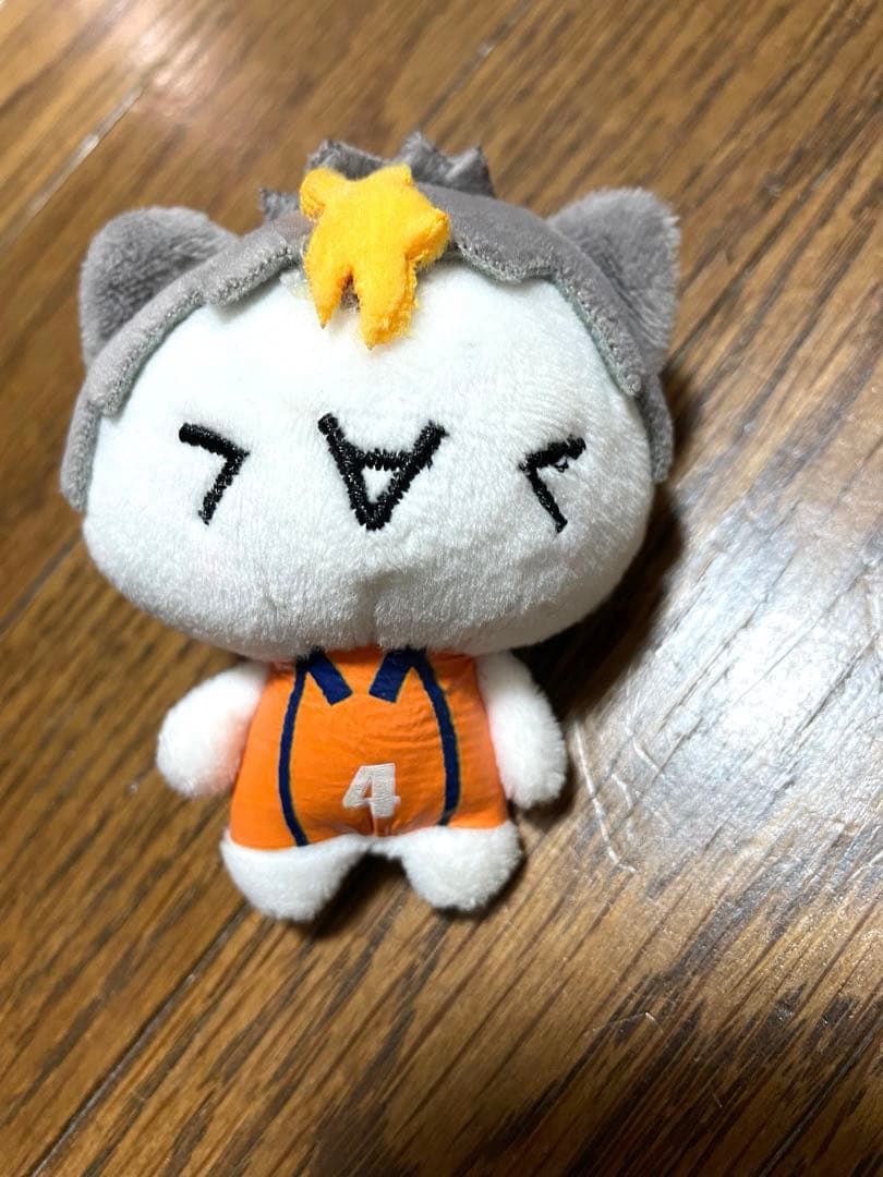 【激レア】ハイキュー かおもじねこ バレー マスコット BC ぬいぐるみ 西谷夕