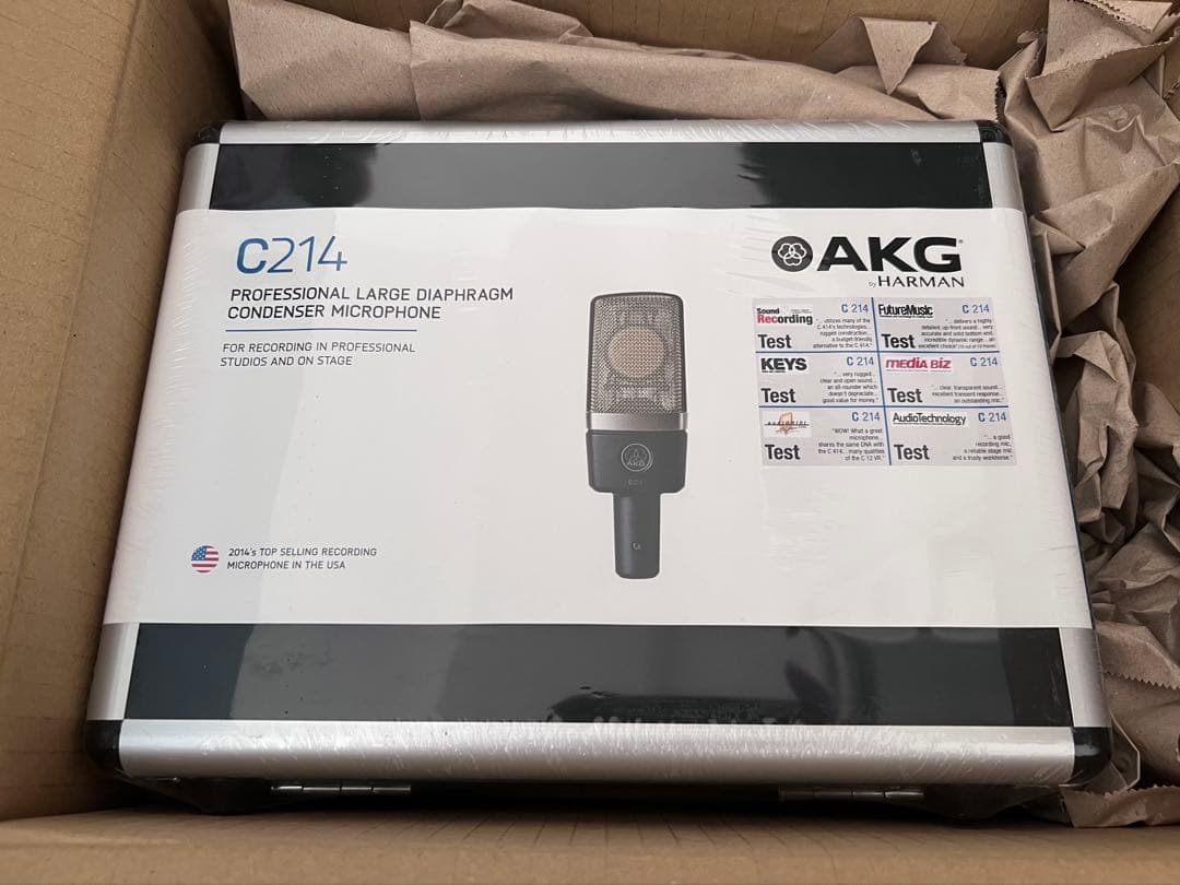 【新品未開封】AKG C214 コンデンサーマイク