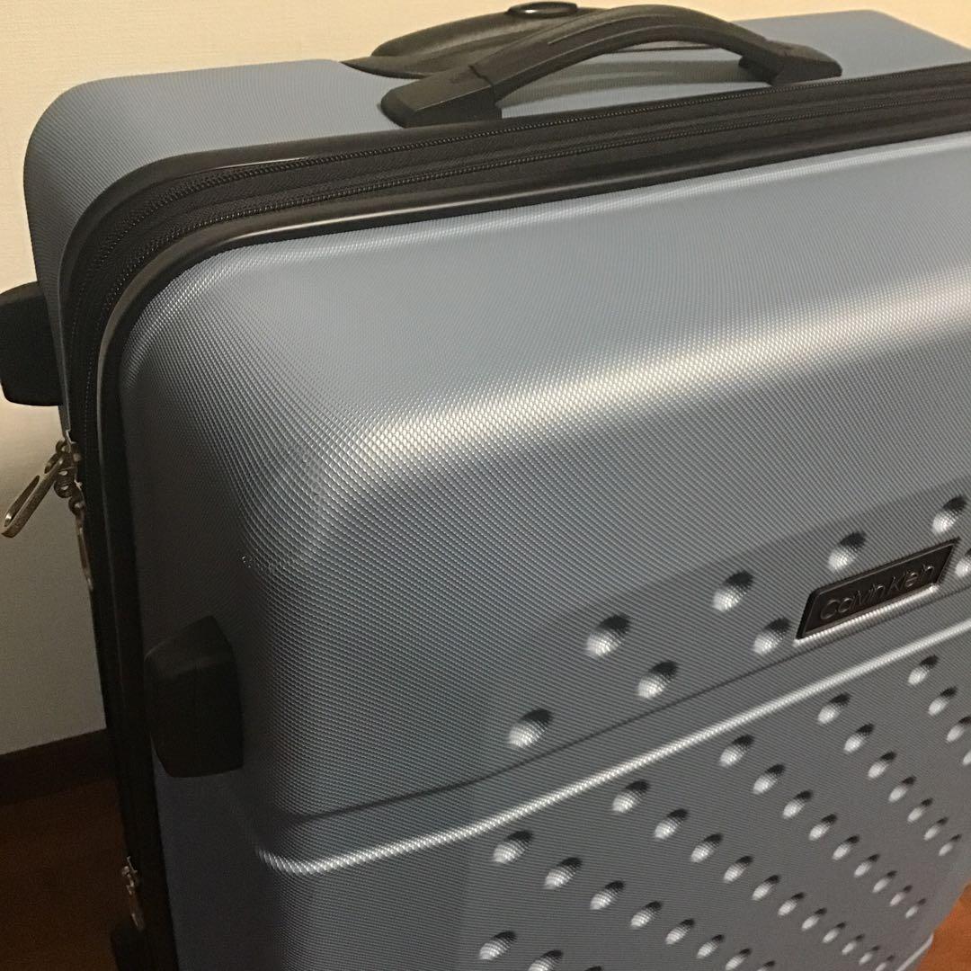  スーツケース　　海外限定　カルバンクライン　ブルー系