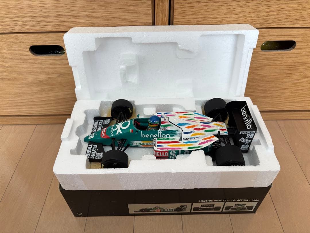 ベネトン B186 G.ベルガー 1986 1/18 MINICHAMPS