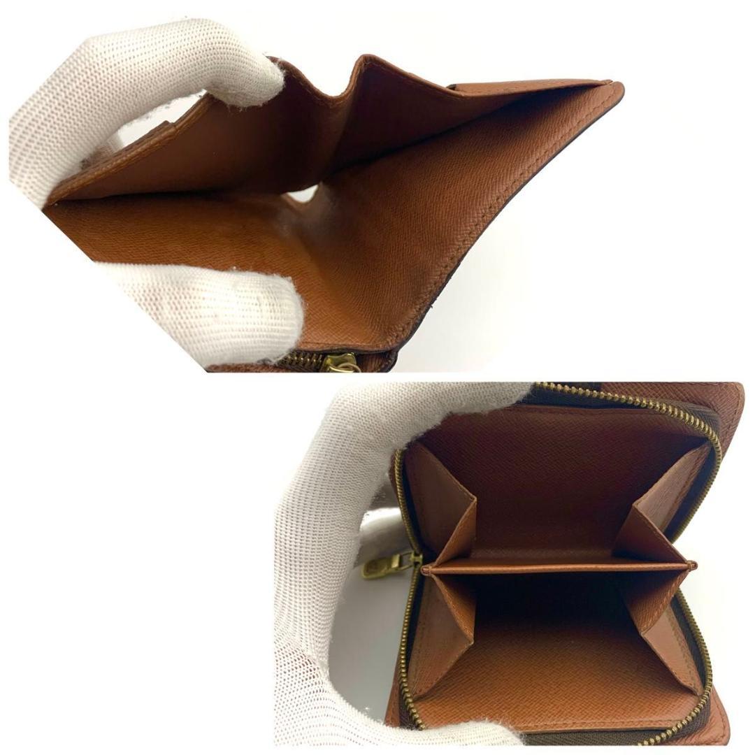 セール✨ ルイヴィトン コンパクトジップ 二つ折り モノグラム 小型 財布 ミニ