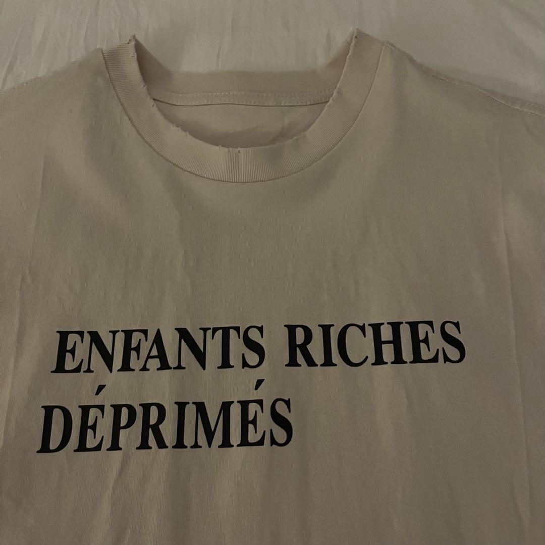 トップス enfants riches deprimes cutoff t shirt