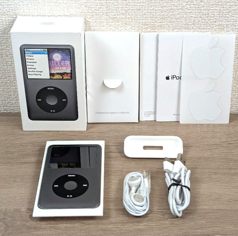 最終型 iPod classic 160GB ブラック MC297J/A 動作◎