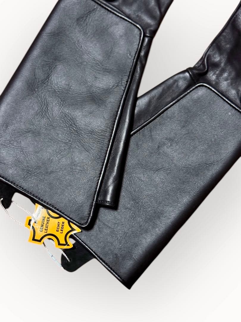 希少 レザーガントレットグローブ 革手袋 ロング