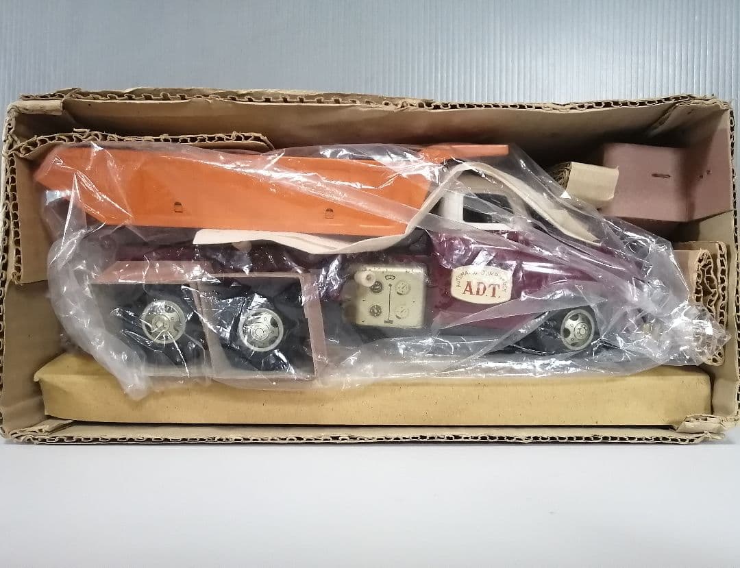 ダンプトラック & グラベルローダー　電動ブリキ　アルプス商事　日本製