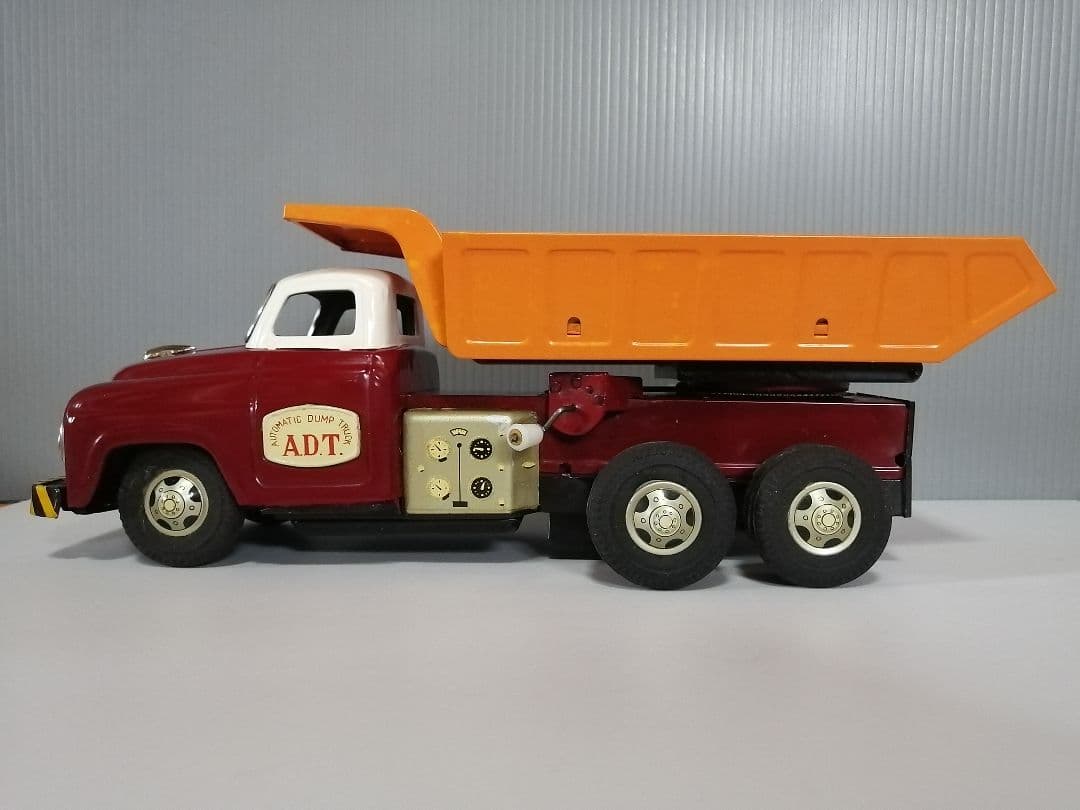 ダンプトラック & グラベルローダー　電動ブリキ　アルプス商事　日本製
