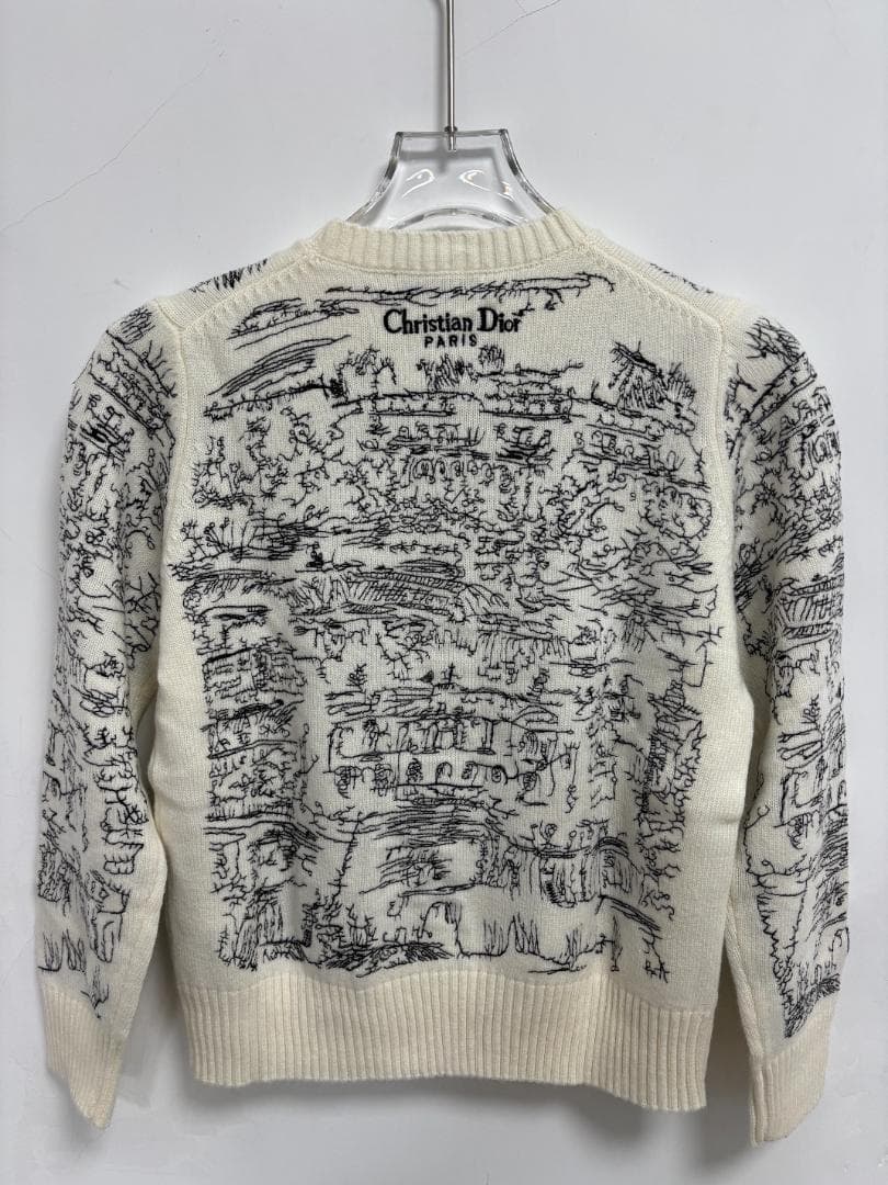 ホワイト ディオール　セーター ニット サイズ38