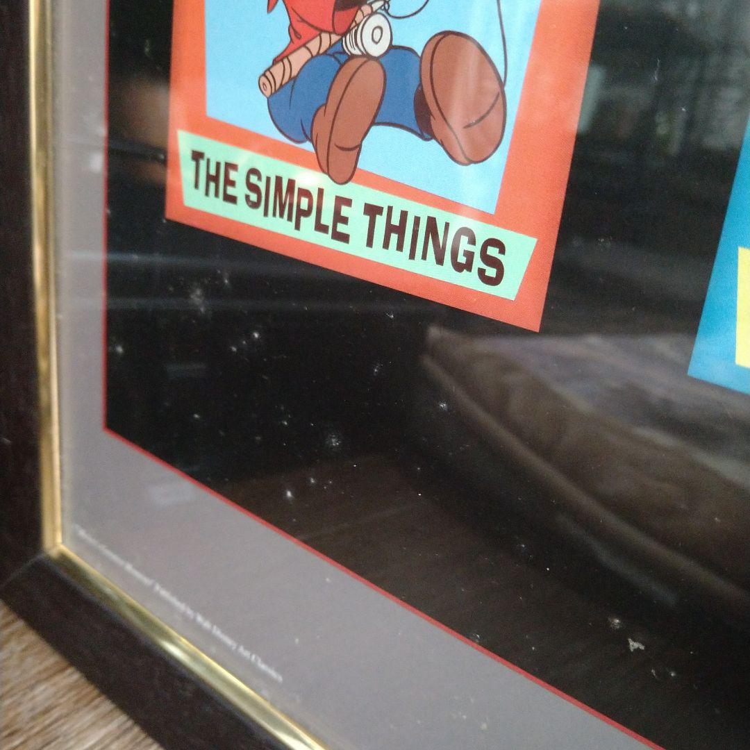 ディズニー　額付きアートポスター　歴代ミッキー映画のやつ