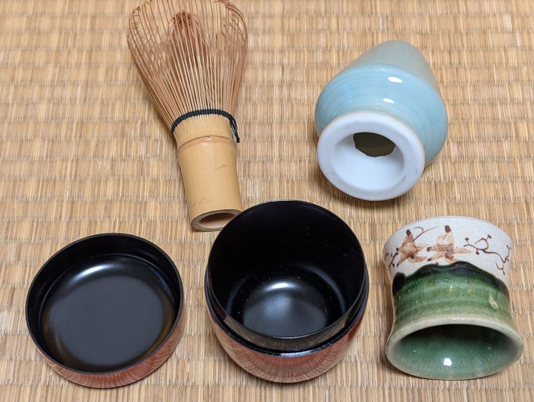 茶道具　春日茶棚 1式セット