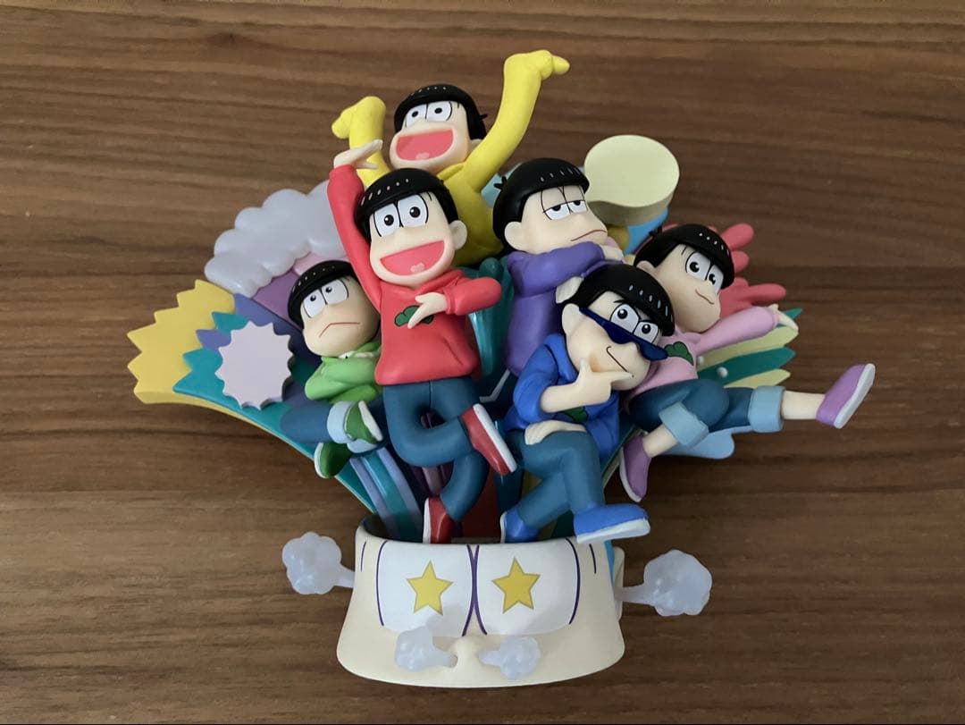 美品 おそ松さん 松野兄弟 ジオラマフィギュア