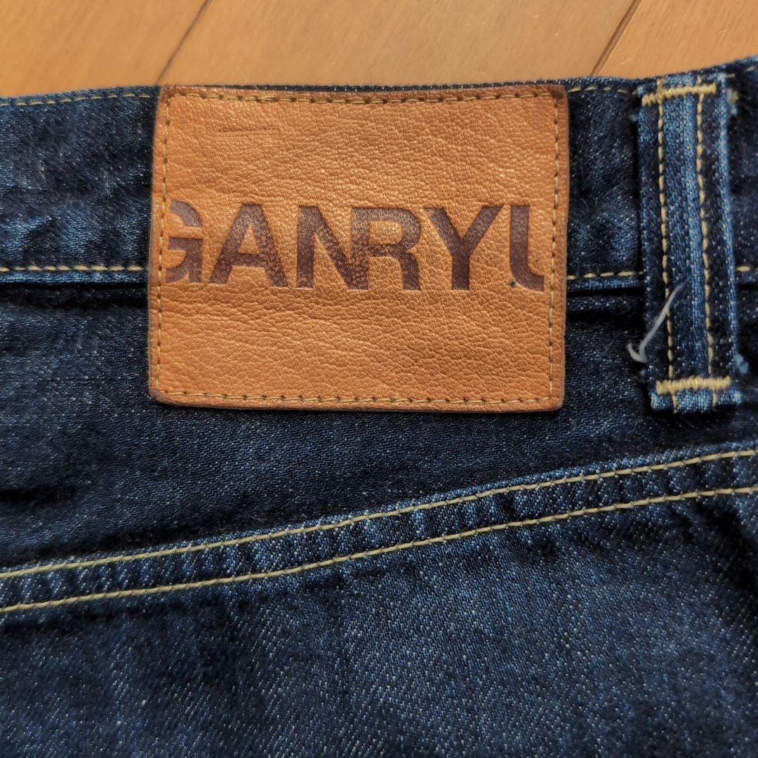 GANRYU定番サルエルデニムパンツガンリュウインディゴコムデギャルソンフミト