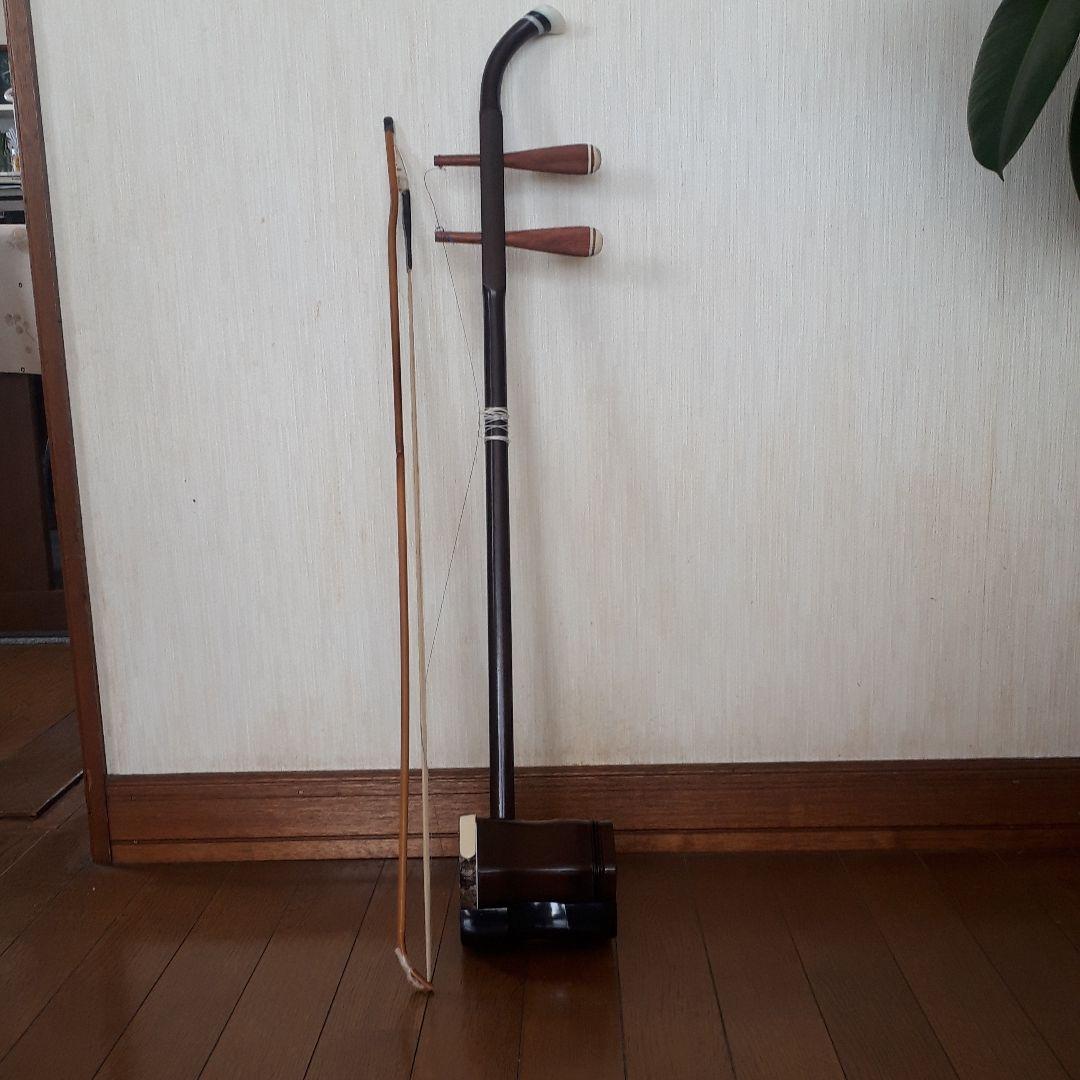 【新古品】胡弓 弦楽器 ケース付き入門一色セット