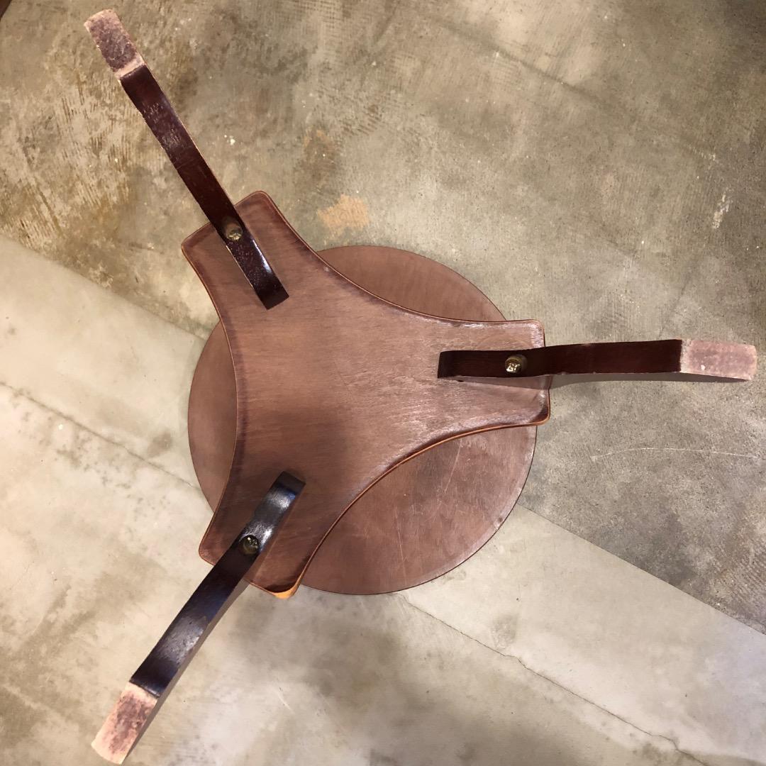 木製ラウンドテーブル　サイドテーブル　クラッシック　ミニテーブル　飾り棚　置台