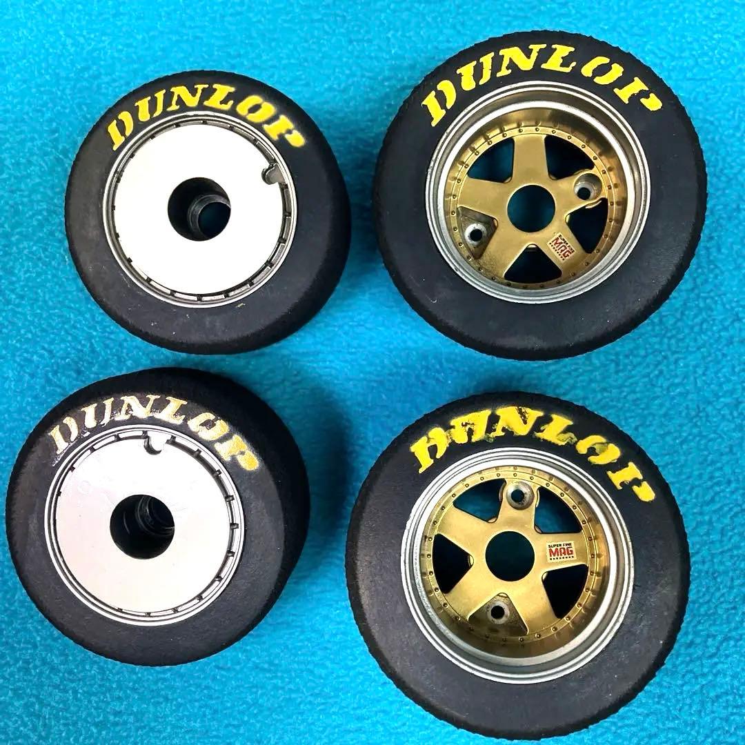 タミヤ RCカーボディ & タイヤ、ホイール　マツダ 787B 塗装ミスあり