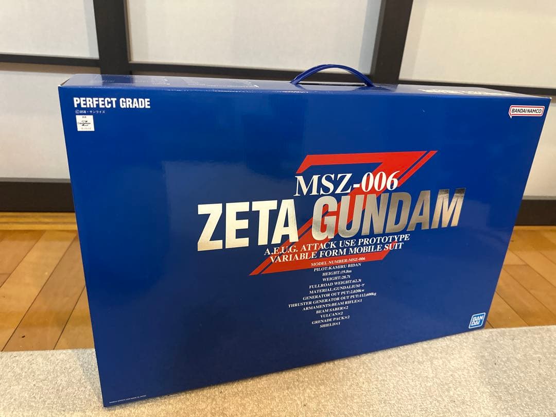 「新品」BANDAI MSZ-006 ZETA GUNDAM PG 1/60